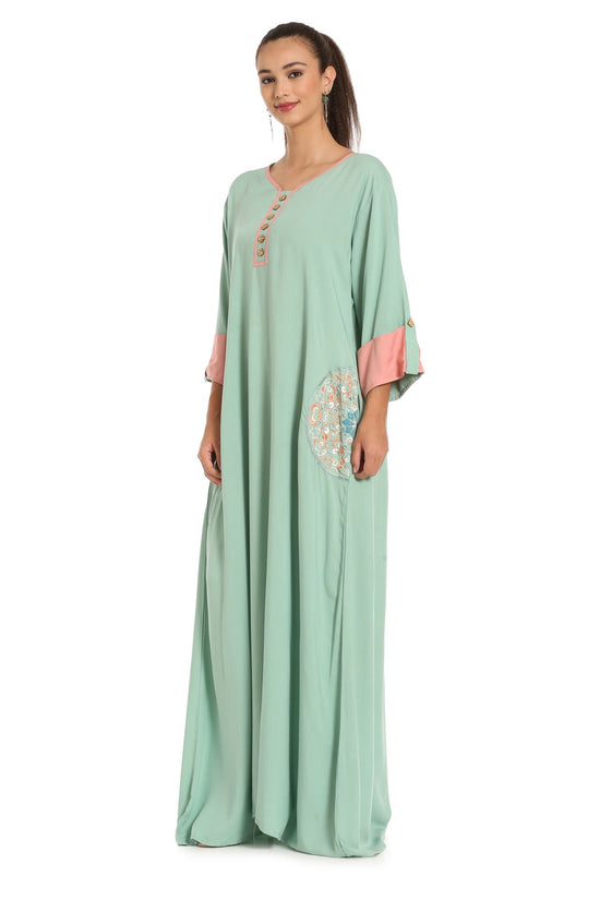 Traditional Maxi Eid Kaftan - Maxim Creation