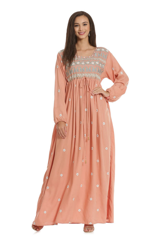 Arabian Casual Maxi Gown - Maxim Creation