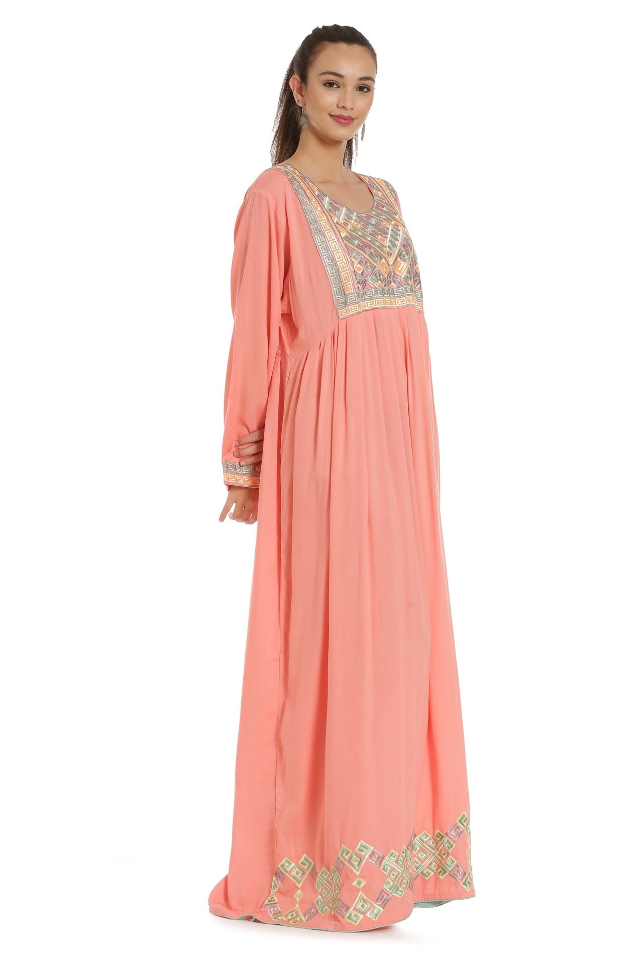 Henna Tea Party Maxi Dress - Maxim Creation