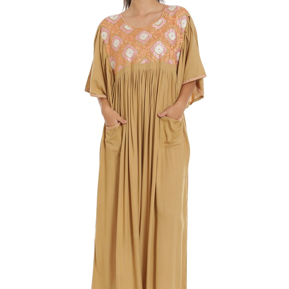 
                  
                    Designer Kaftan Rayon Maxi Dress - Maxim Creation
                  
                