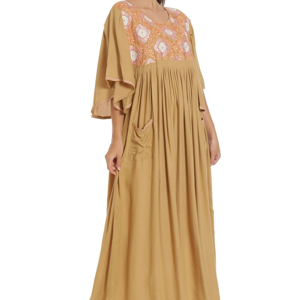 
                  
                    Designer Kaftan Rayon Maxi Dress - Maxim Creation
                  
                