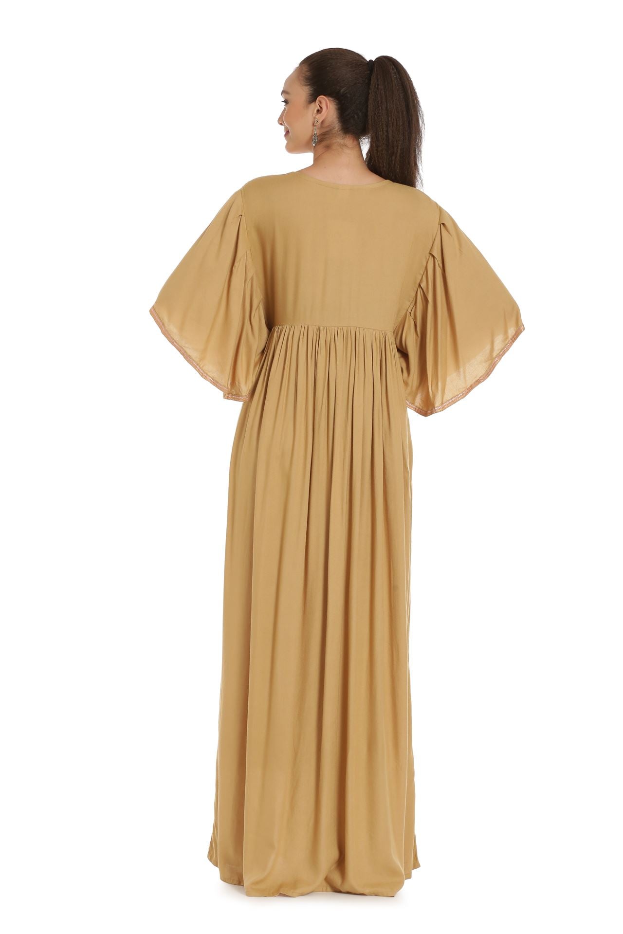 Designer Kaftan Rayon Maxi Dress - Maxim Creation