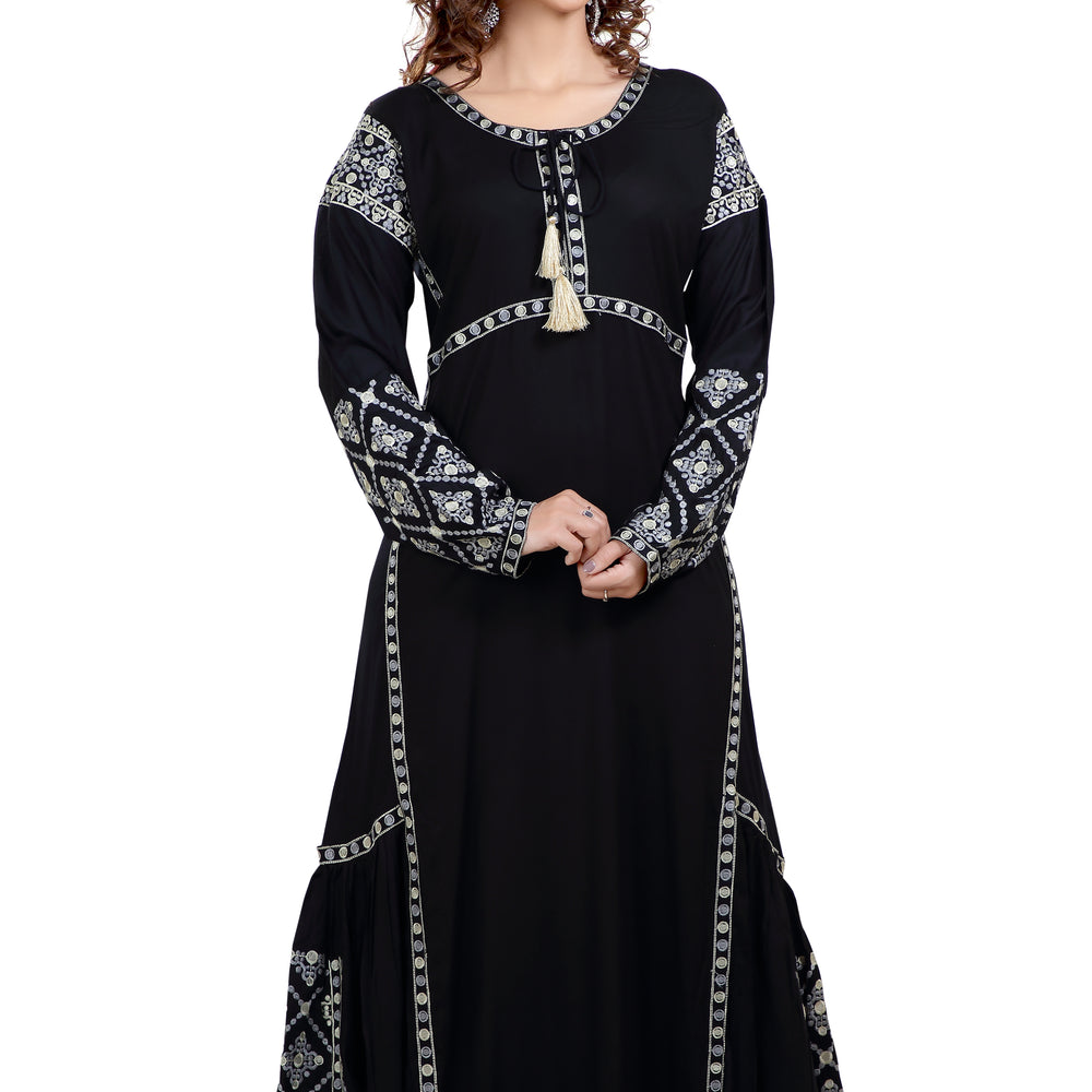 
                  
                    Designer Kaftan Rayon Maxi Dress - Maxim Creation
                  
                