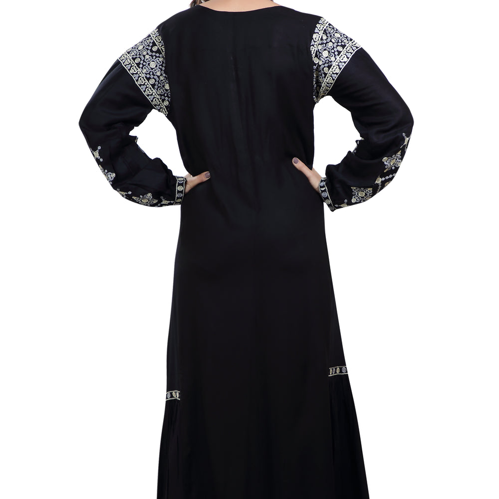 
                  
                    Designer Kaftan Rayon Maxi Dress - Maxim Creation
                  
                