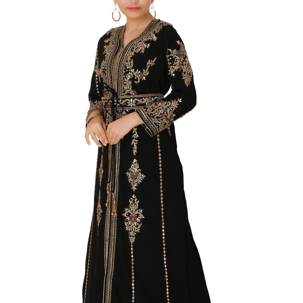 
                  
                    Designer Moroccan Toddler Dress Caftan For Child by Maxim Creation - Maxim Creation
                  
                