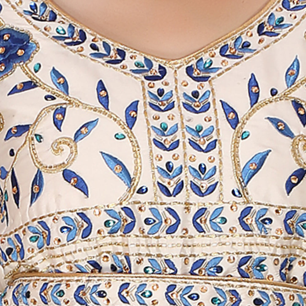 Algerian Kids Caftan Fancy Kidswear For Little Princess Dress - Maxim CreationAlgerian Kids Caftan Fancy Kidswear For Little Princess Dress