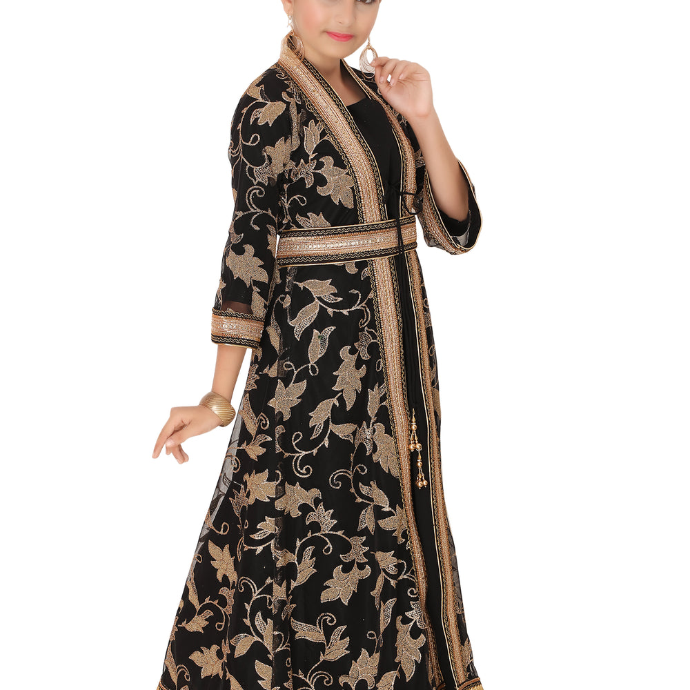 
                  
                    Kidswear Arabian Thobe Partywear For Little Princess - Maxim Creation
                  
                