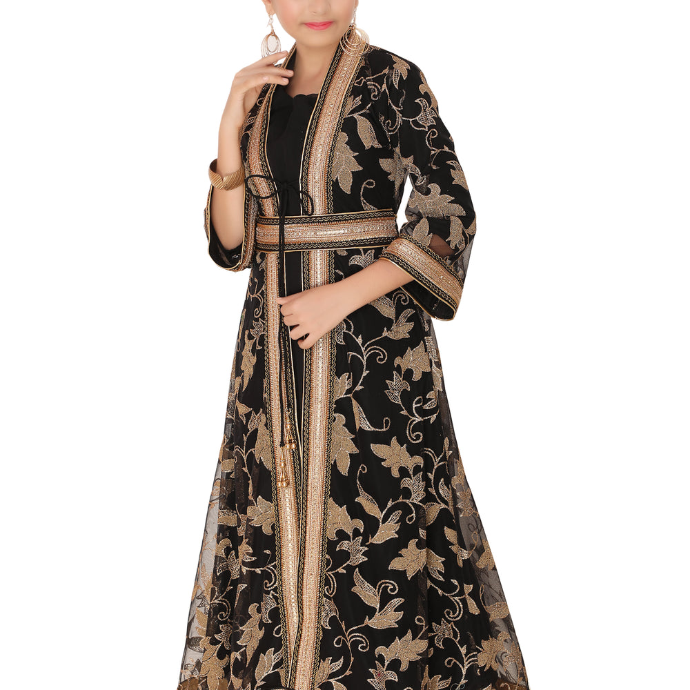 
                  
                    Kidswear Arabian Thobe Partywear For Little Princess - Maxim Creation
                  
                