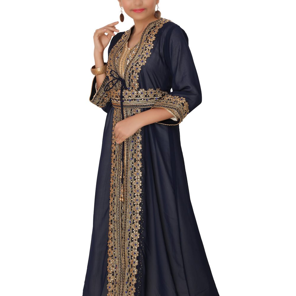 
                  
                    Designer Takchita Dubai Kaftan Gown Bridesmaid Dress - Maxim Creation
                  
                