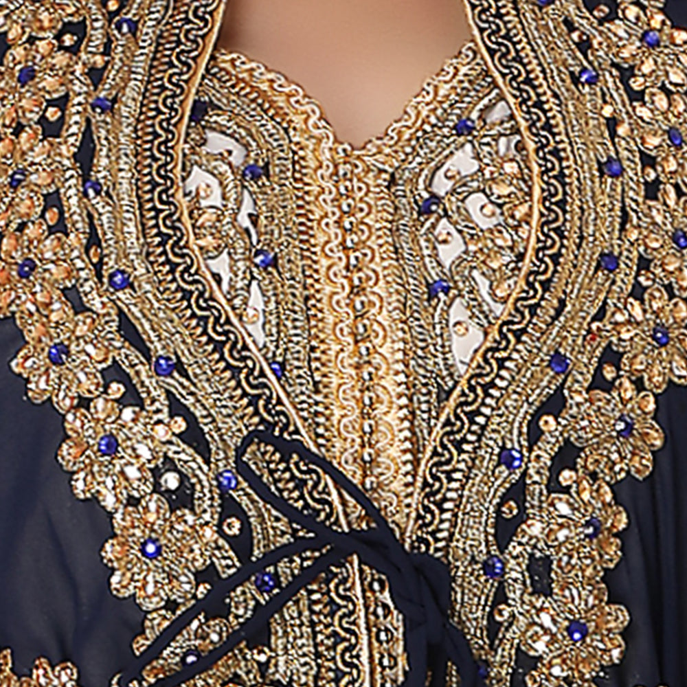
                  
                    Designer Takchita Dubai Kaftan Gown Bridesmaid Dress - Maxim Creation
                  
                