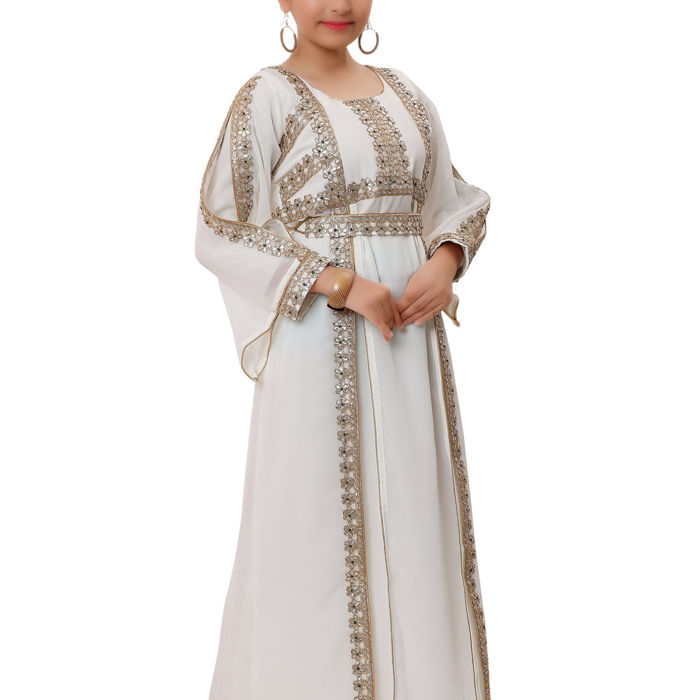 
                  
                    Fancy Childwear Designer Long Maxi Dress For Kids - Maxim Creation
                  
                