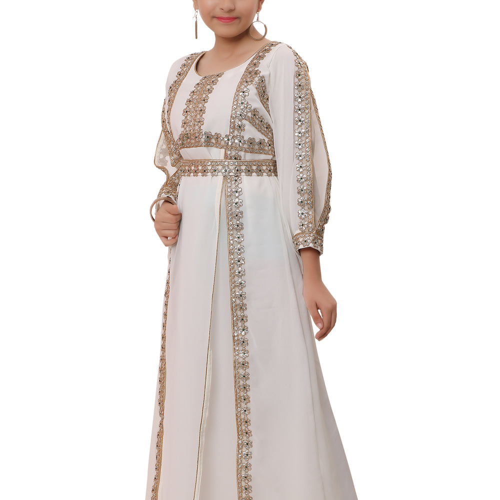 
                  
                    Fancy Childwear Designer Long Maxi Dress For Kids - Maxim Creation
                  
                