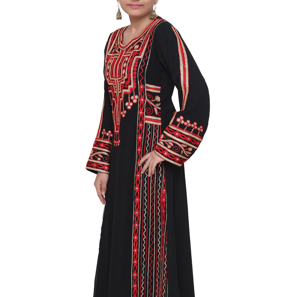 
                  
                    Aari Machine Embroidered Maxi For Kids - Maxim Creation
                  
                