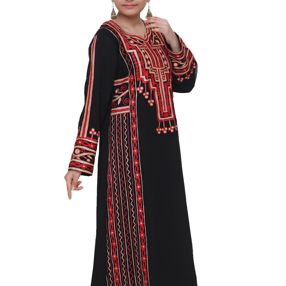 
                  
                    Aari Machine Embroidered Maxi For Kids - Maxim Creation
                  
                