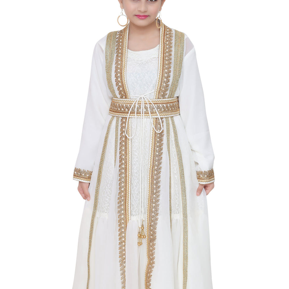 Arabian Cardigan Gown For Kids - Maxim Creation