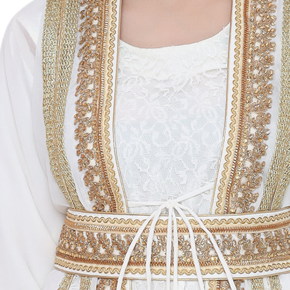 Arabian Cardigan Gown For Kids - Maxim Creation