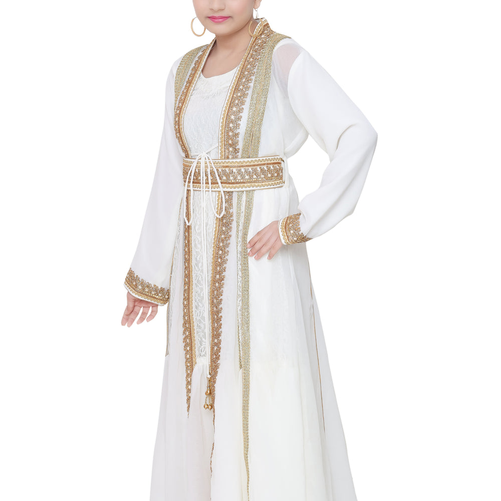 
                  
                    Arabian Cardigan Gown For Kids - Maxim Creation
                  
                
