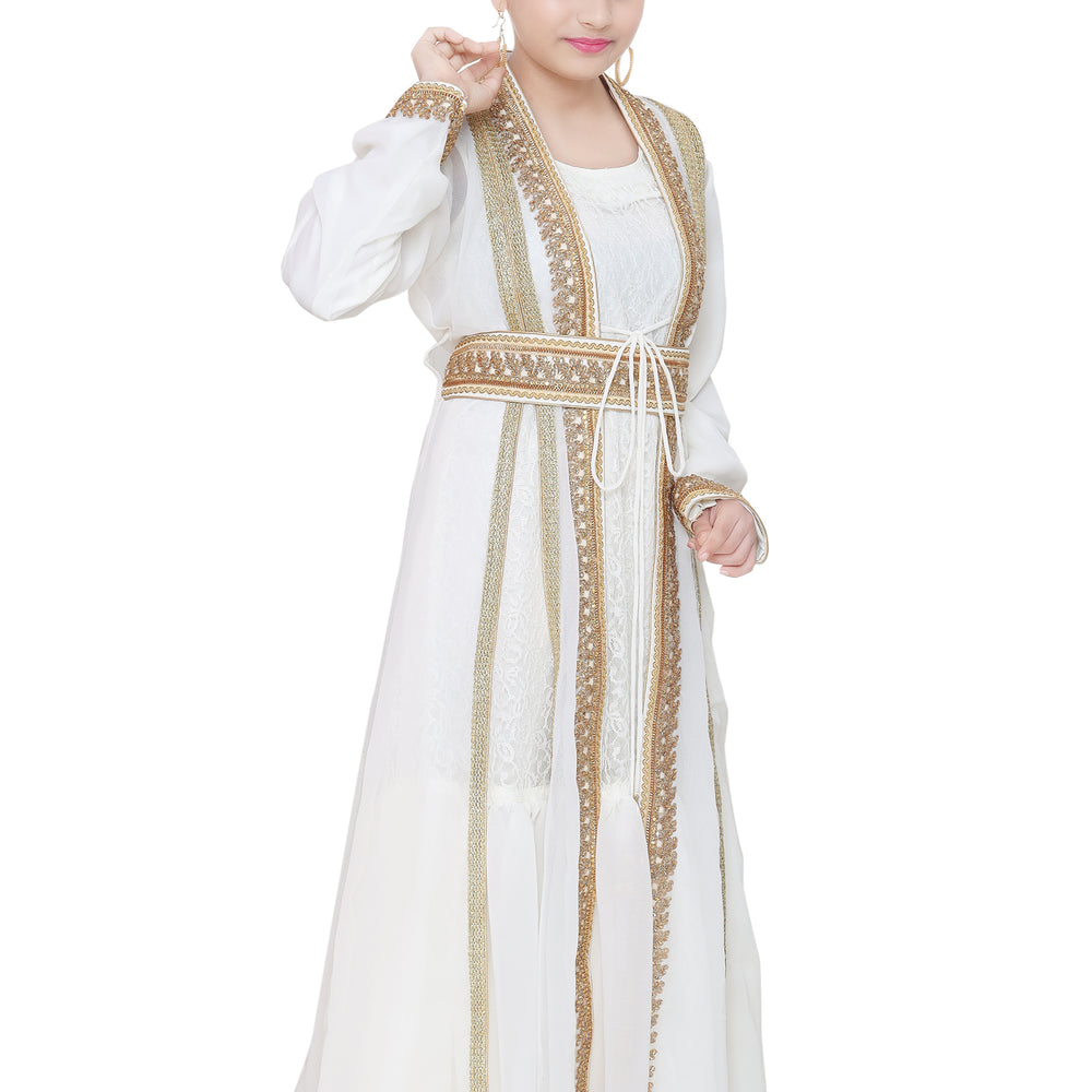 
                  
                    Arabian Cardigan Gown For Kids - Maxim Creation
                  
                
