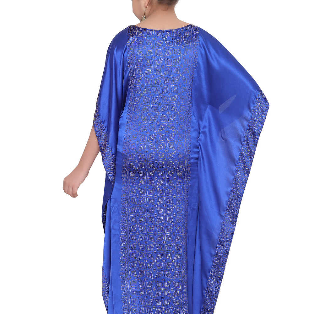 
                  
                    Royal Blue Golden Beaded Maxi For Kids - Maxim Creation
                  
                