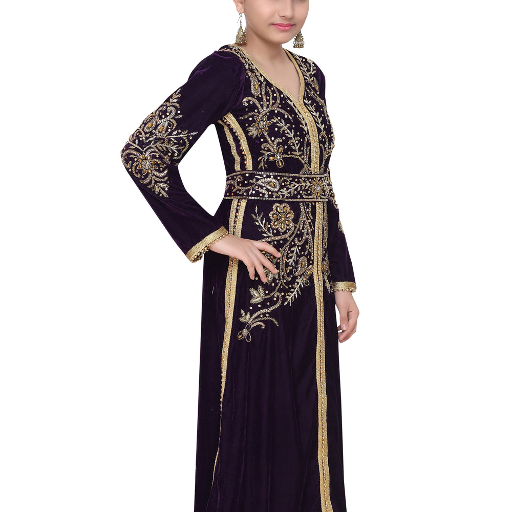 
                  
                    Designer Caftan Dress For Kids - Maxim Creation
                  
                