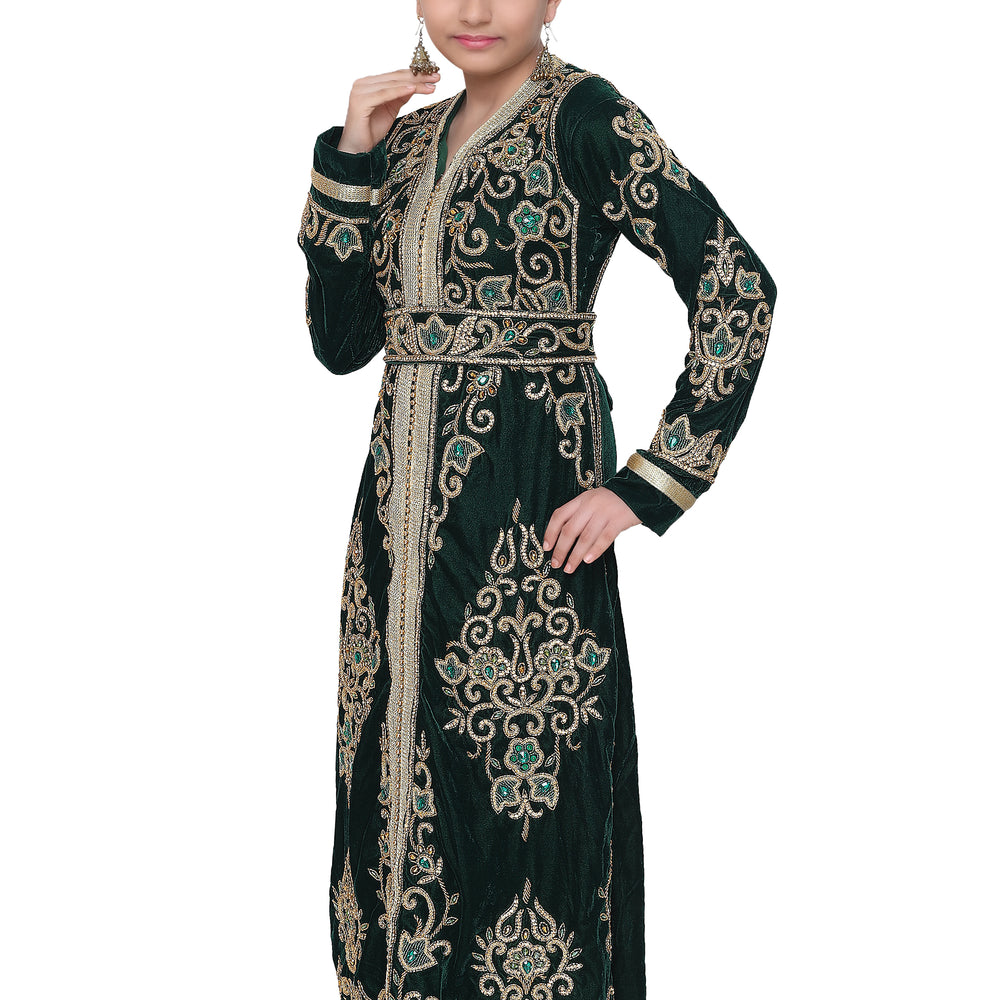 
                  
                    Embroidered Kaftan Party Wear For Kids - Maxim Creation
                  
                