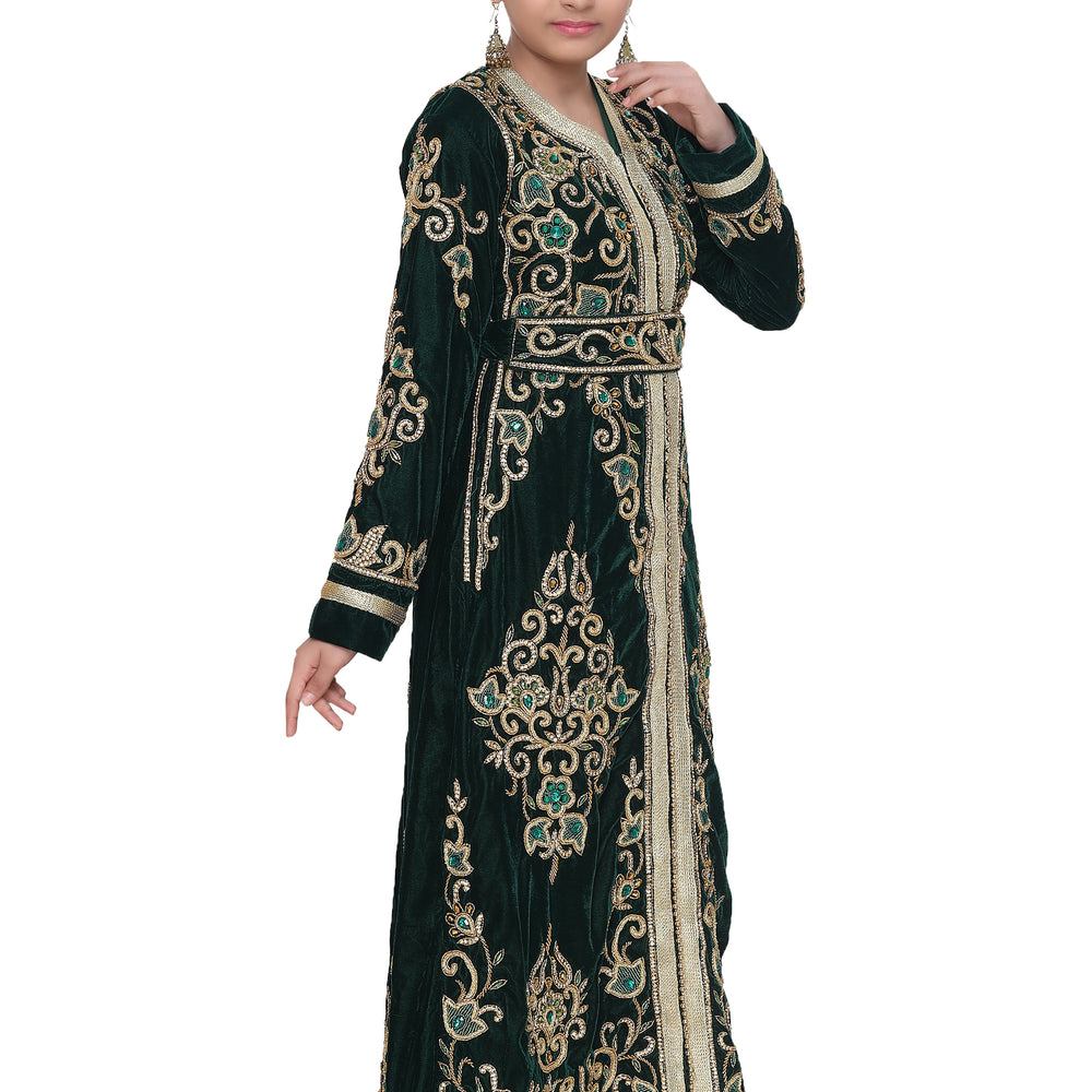
                  
                    Embroidered Kaftan Party Wear For Kids - Maxim Creation
                  
                