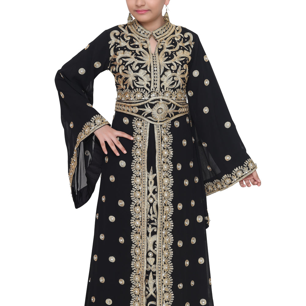 Designer Takchita Gown For Kids - Maxim Creation
