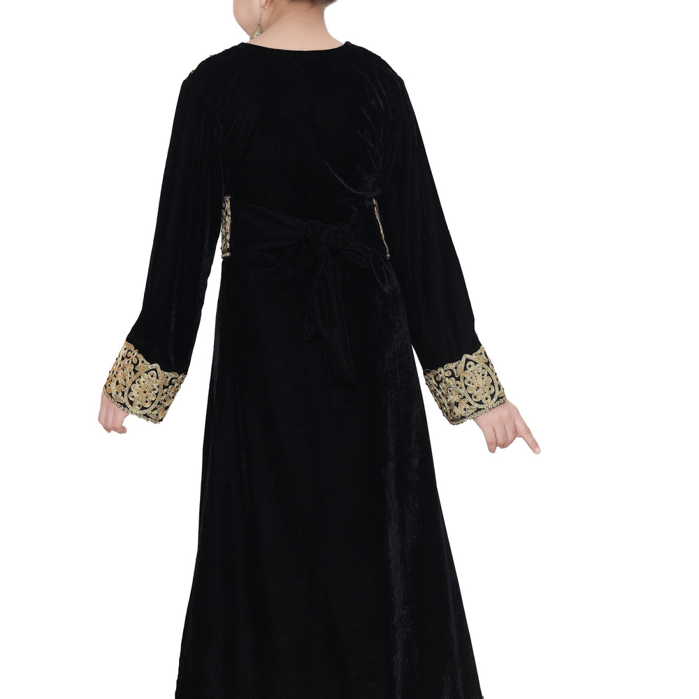 
                  
                    Arabian Gown with Lace Work - Maxim Creation
                  
                