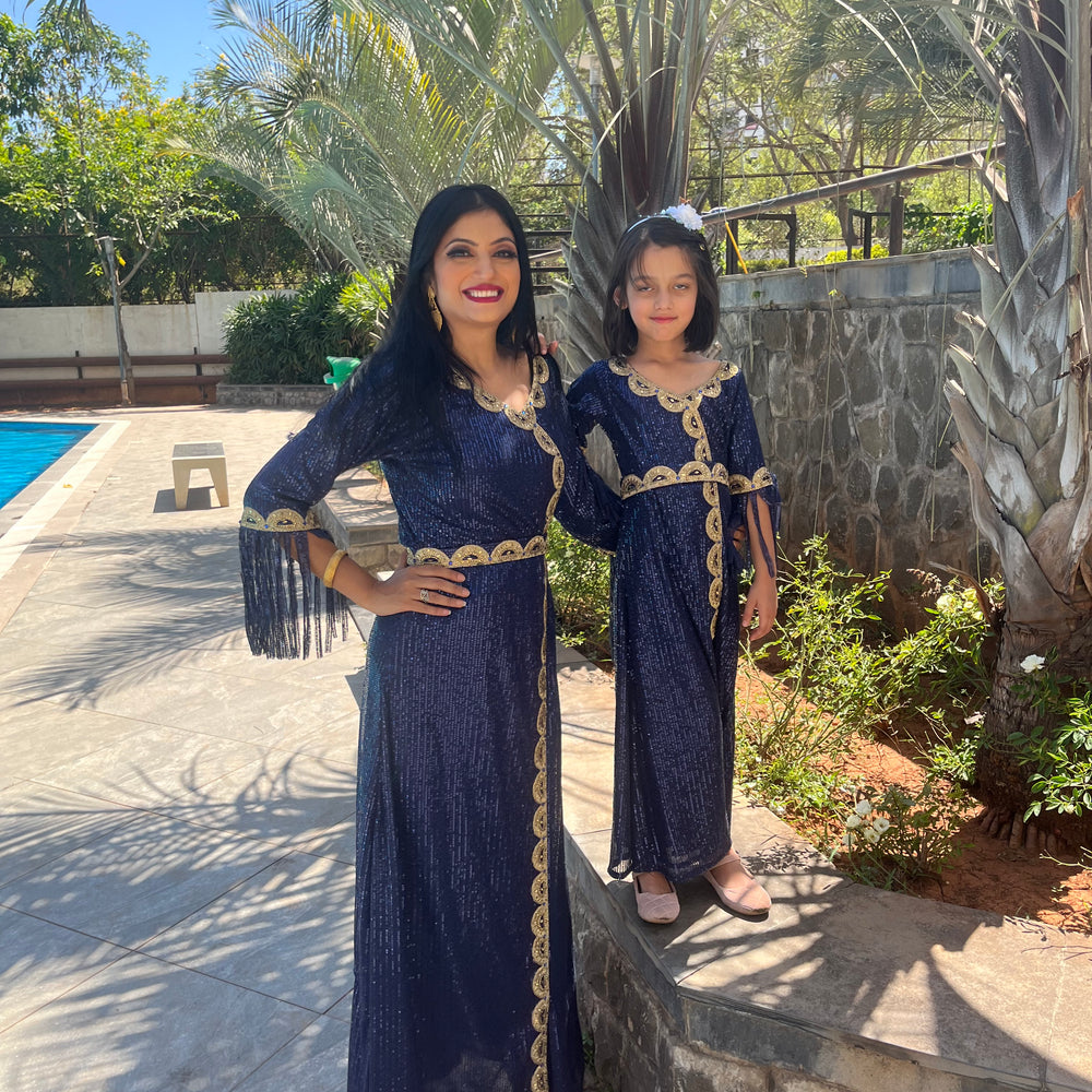 
                  
                    Designer Mother & Daughter Matching Kaftan Dress
                  
                