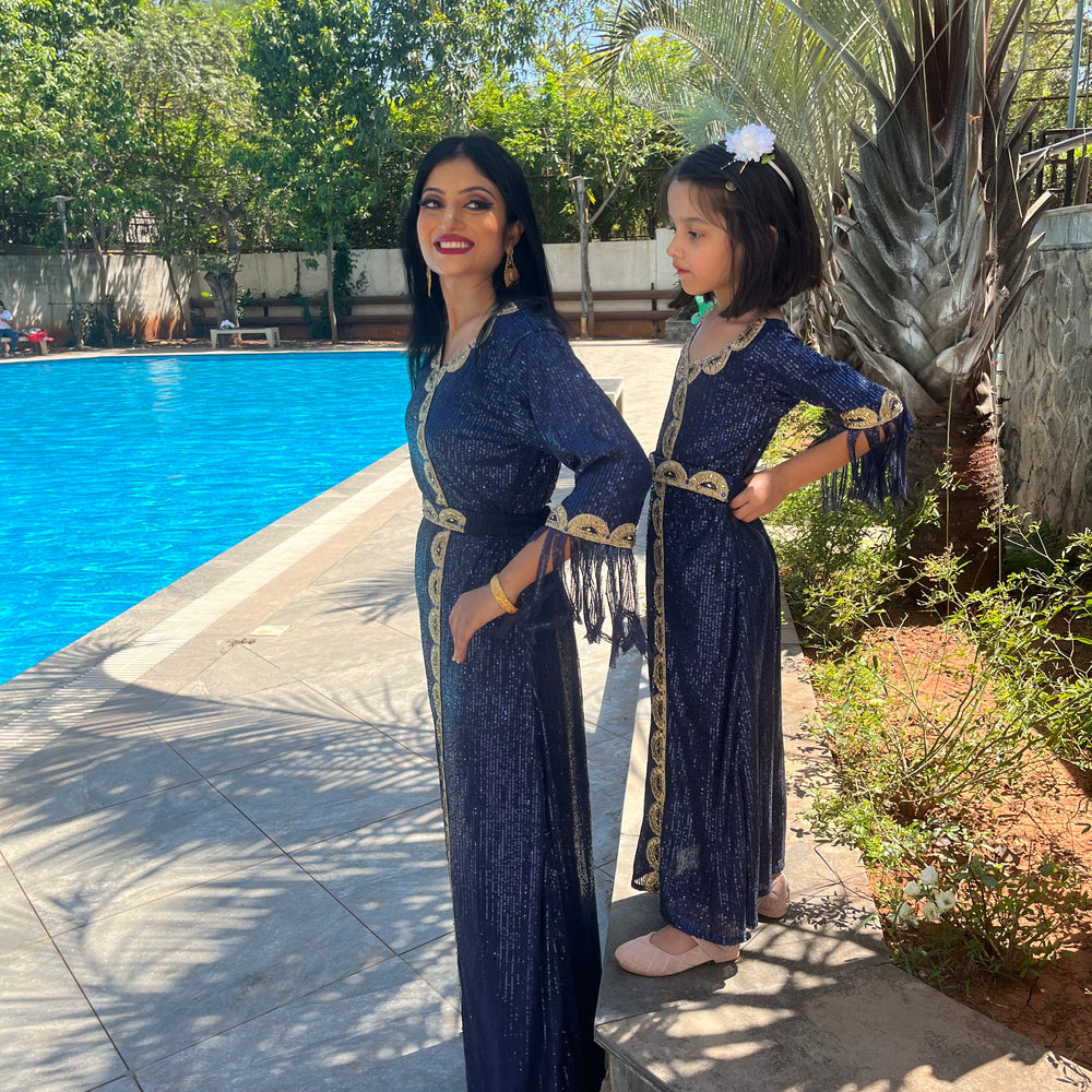 
                  
                    Designer Mother & Daughter Matching Kaftan Dress
                  
                