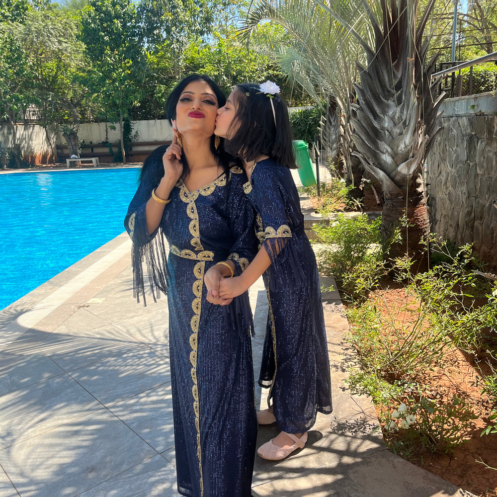 
                  
                    Designer Mother & Daughter Matching Kaftan Dress
                  
                
