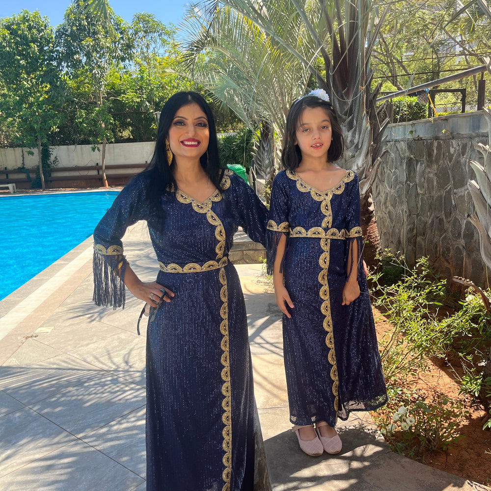
                  
                    Designer Mother & Daughter Matching Kaftan Dress
                  
                