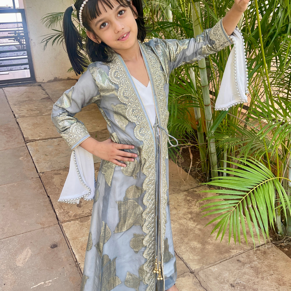 
                  
                    Designer Arabian Kids Caftan Fancy Kidswear For Little Princess Dress
                  
                