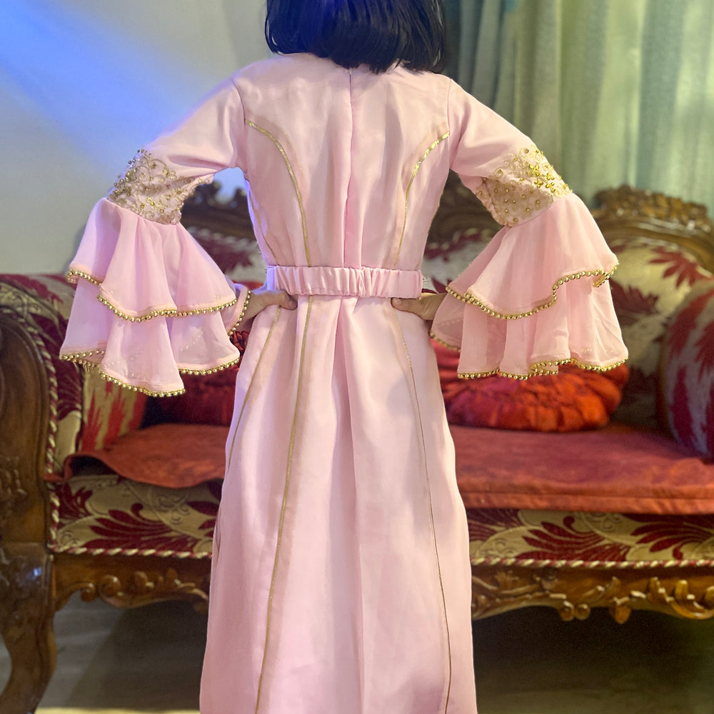 
                  
                    Hand Embroidered Designer Eid Kaftan For Childern's
                  
                