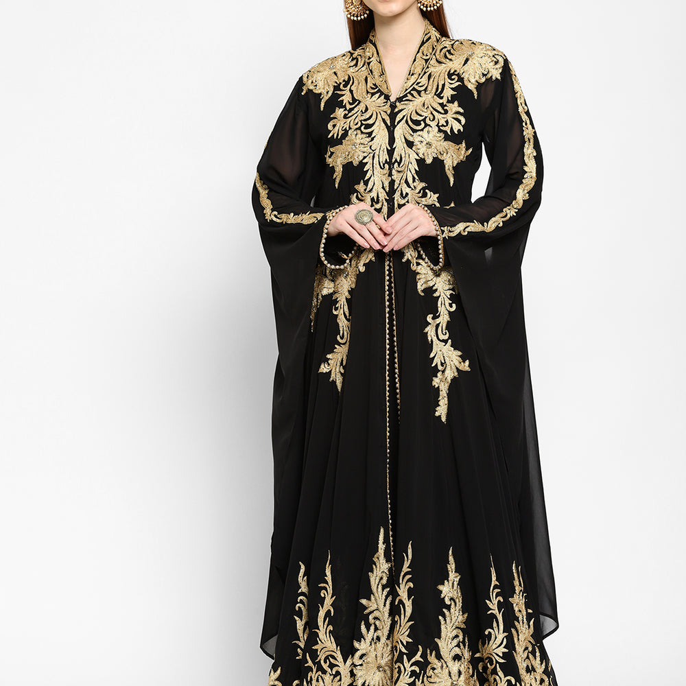 
                  
                    Traditional Abaya Embroidered Maxi - Maxim Creation
                  
                