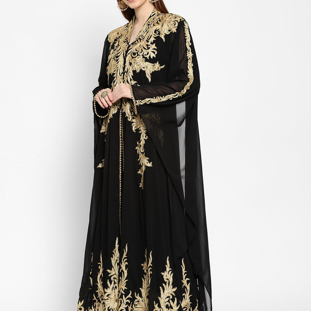 
                  
                    Traditional Abaya Embroidered Maxi - Maxim Creation
                  
                