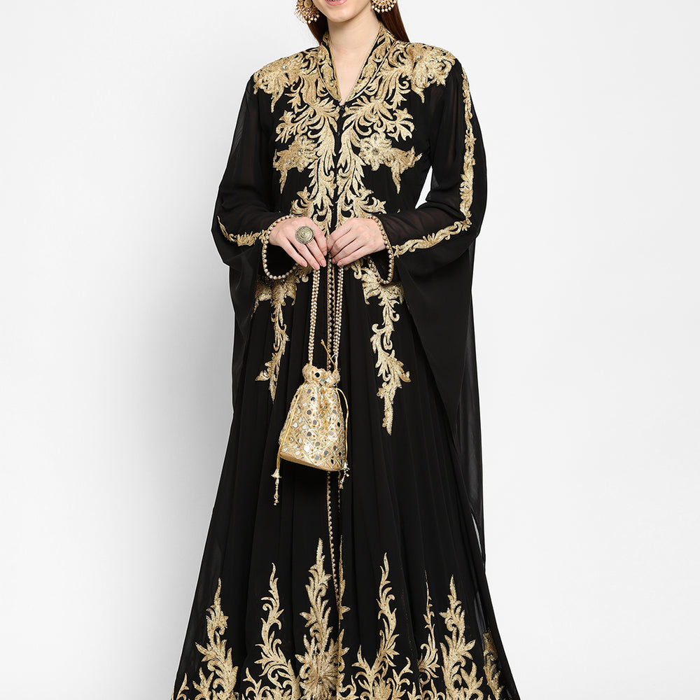 
                  
                    Traditional Abaya Embroidered Maxi - Maxim Creation
                  
                