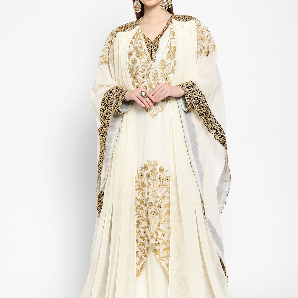 
                  
                    Henna Party Wear Embroidered Gown - Maxim Creation
                  
                