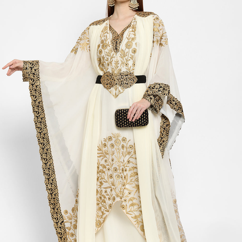 
                  
                    Henna Party Wear Embroidered Gown - Maxim Creation
                  
                