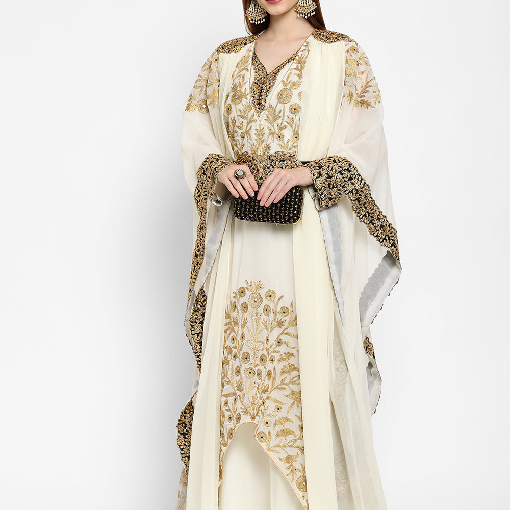 
                  
                    Henna Party Wear Embroidered Gown - Maxim Creation
                  
                