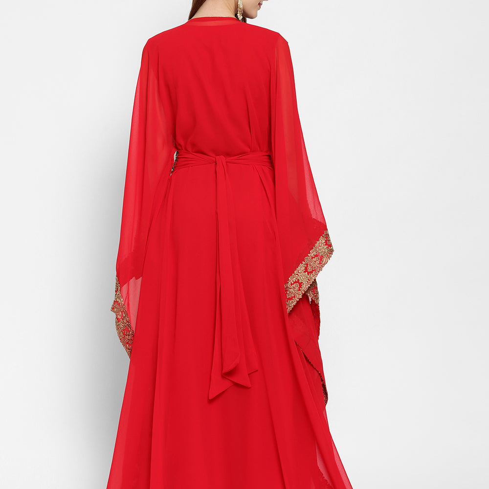 
                  
                    Cocktail Party Embroidered Caftan Dress - Maxim Creation
                  
                