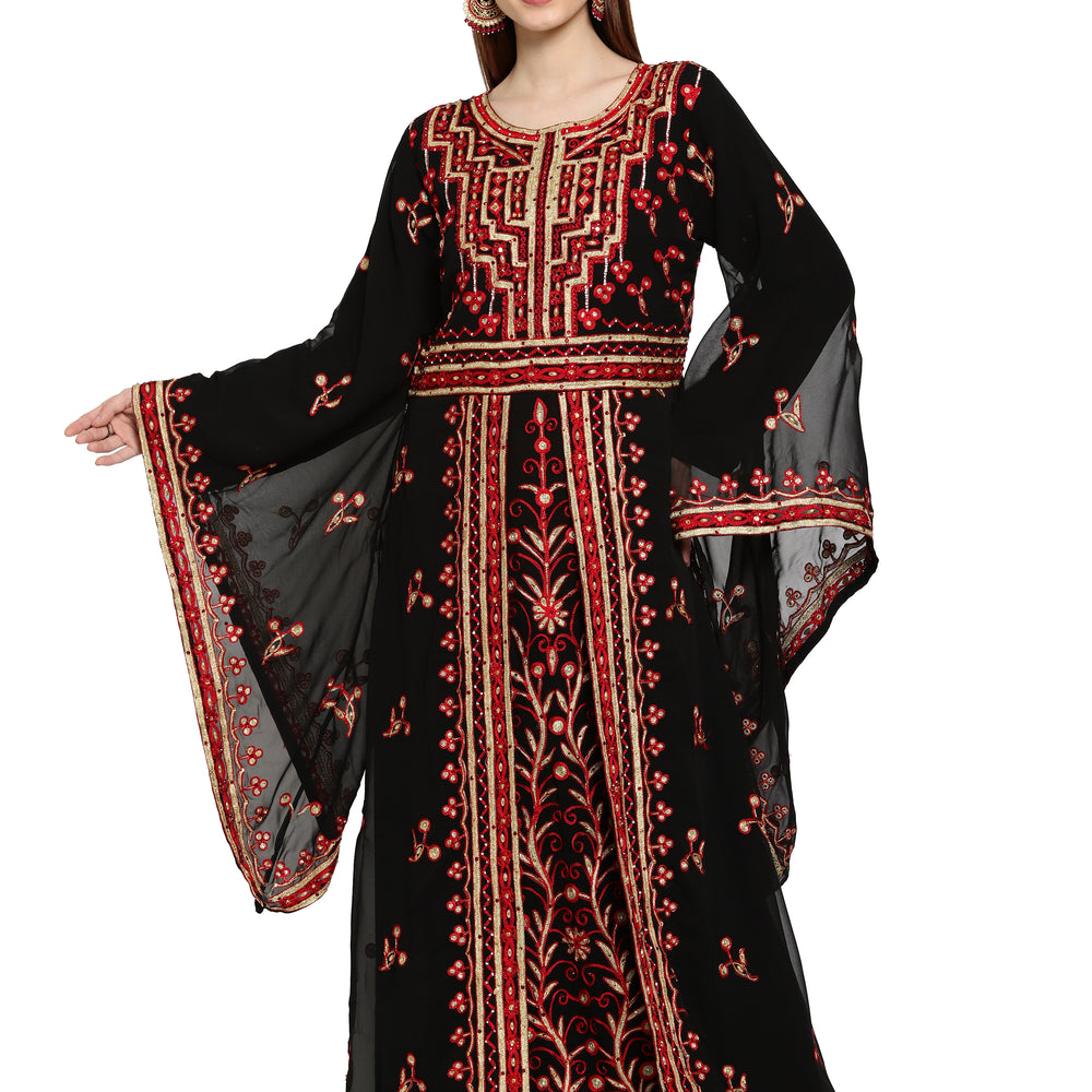 Tea Party Evening Farasha Maxi - Maxim Creation