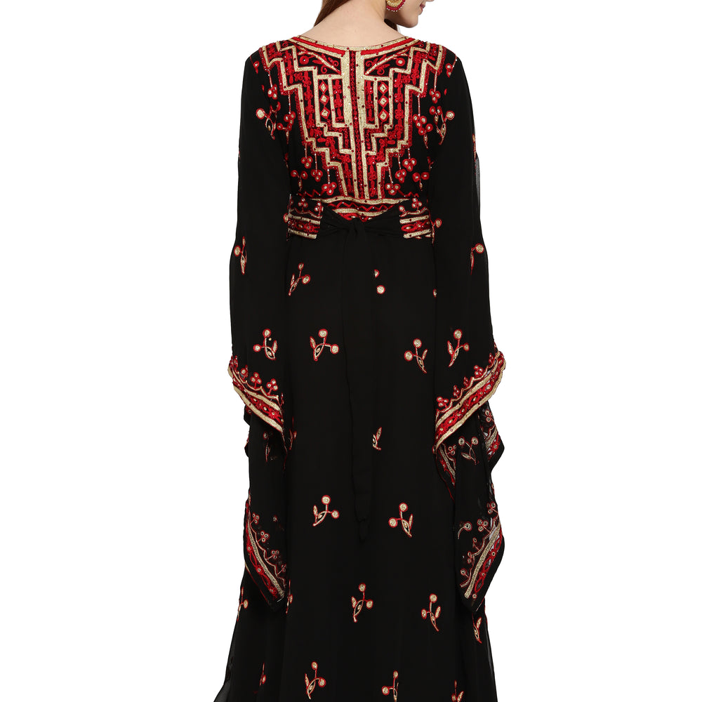 Tea Party Evening Farasha Maxi - Maxim Creation