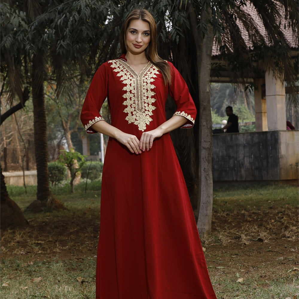 
                  
                    Designer Abaya Caftan Haute Maxi Gown
                  
                