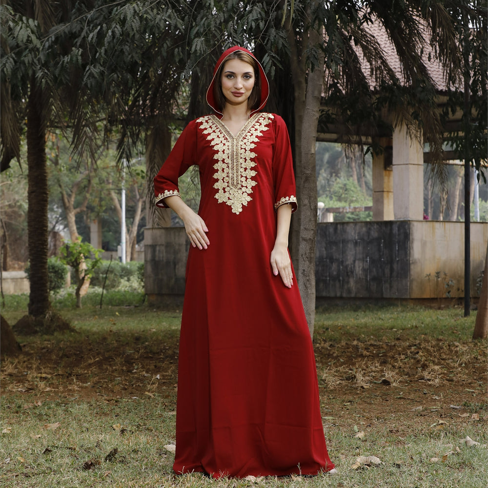 
                  
                    Designer Abaya Caftan Haute Maxi Gown
                  
                