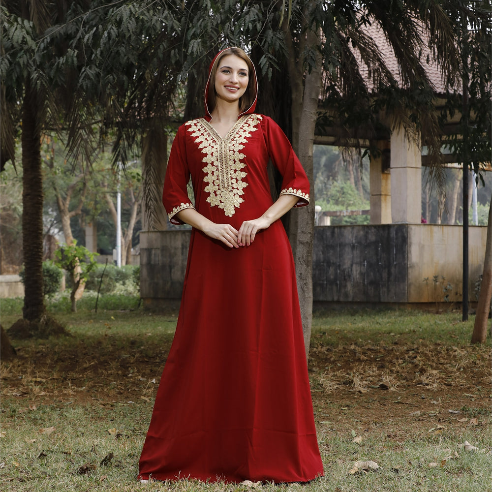 
                  
                    Designer Abaya Caftan Haute Maxi Gown
                  
                