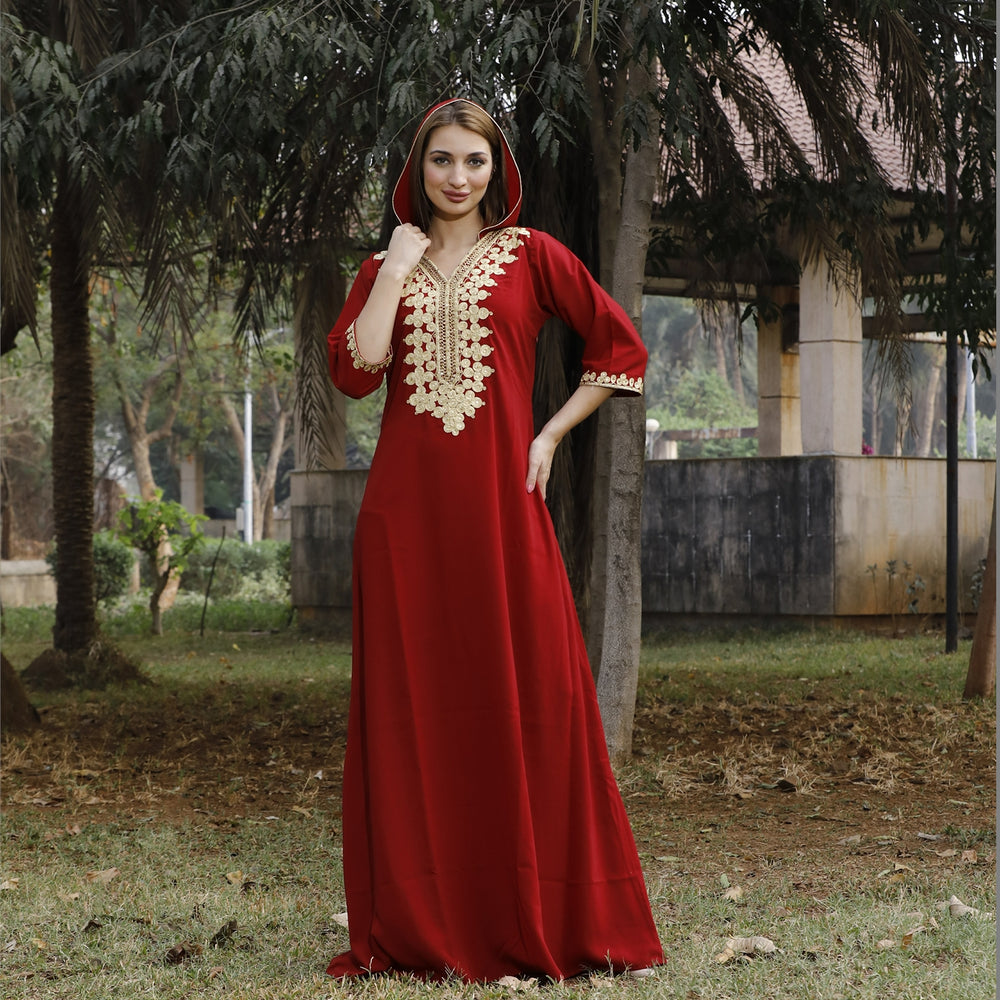 Designer Abaya Caftan Haute Maxi Gown
