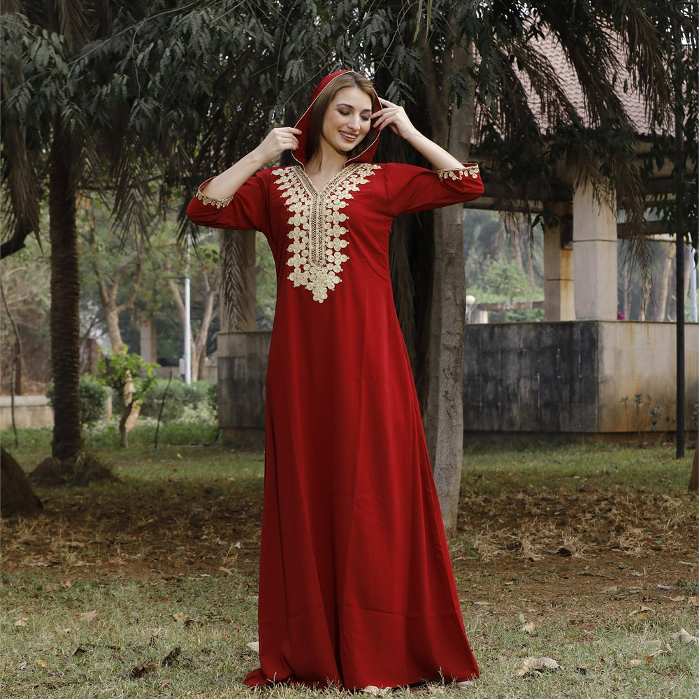 
                  
                    Designer Abaya Caftan Haute Maxi Gown
                  
                