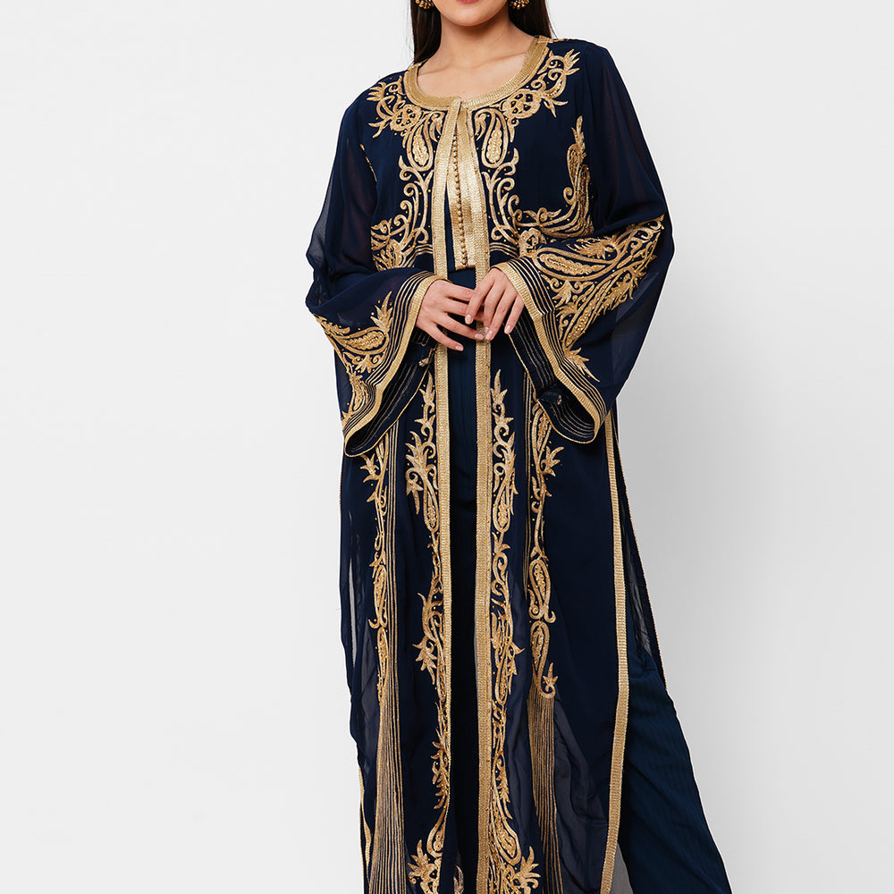 
                  
                    Traditional Caftan Cocktail Party Gown - Maxim Creation
                  
                