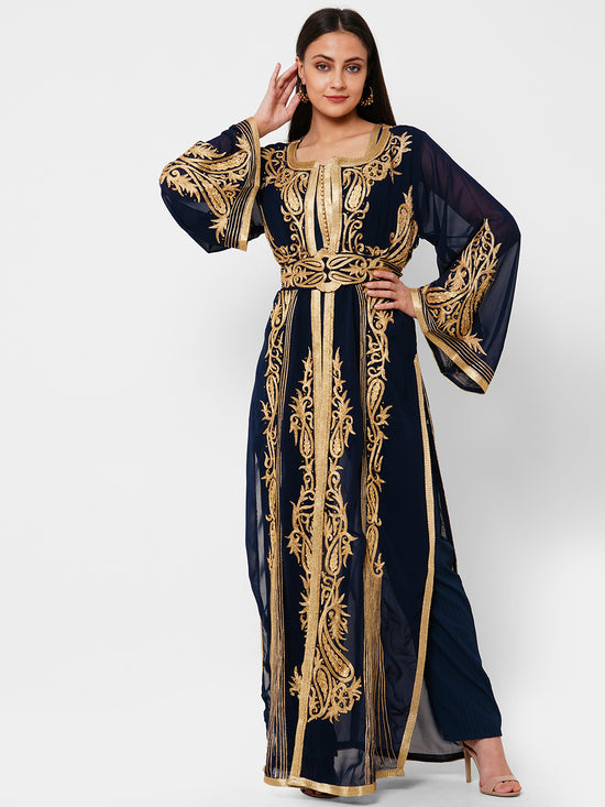 Traditional Caftan Cocktail Party Gown - Maxim Creation